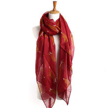 Lady Soft Scarves Womens Long Cute Fox Print Scarf Wraps Shawl EF8
