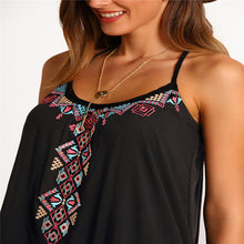 Bohemian Boho Sexy Women Sleeveless Party Beach Short Knee-Length Dress Robe femme EF8