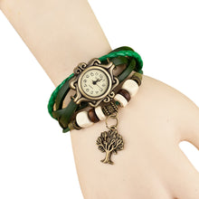 Dress Women Watch Quartz Weave Around Leather Bracelet Lady Woman Wrist Watch Fast Shipping EF8