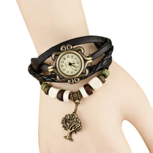 Dress Women Watch Quartz Weave Around Leather Bracelet Lady Woman Wrist Watch Fast Shipping EF8