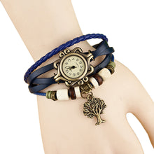 Dress Women Watch Quartz Weave Around Leather Bracelet Lady Woman Wrist Watch Fast Shipping EF8
