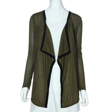 European Warm Lady Casual Knit Long Sleeve Thin Sweater Coat Cardigan Coat Lapel Warm Jacket Outerwear EF8