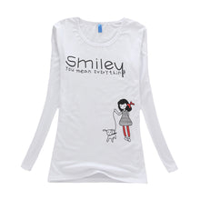 Fashion Women T Shirt Casual Long Sleeve Rivet Clothing Round Neck Collar Tops Tees EF8