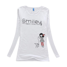 Fashion Women T Shirt Casual Long Sleeve Rivet Clothing Round Neck Collar Tops Tees EF8