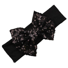 Fashion Elastic Children Baby Girls Headband Cute Sequins Bow Baby Girl Hair Accessories Fastshipping EF8