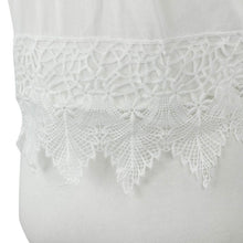 Fashion Sexy Women Boho Lace White Shirt Off Shoulder Crop Tee Shirt Tops EF8