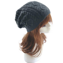 Fashion Style Unisex Women Men Warm Ski Knitted Crochet Baggy Beanie Hat Cap Beret 6 Colors EF8