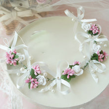 Fashion Wedding Bridesmaid Boho Floral Flower Festival Forehead Headband Hair Garland EF8