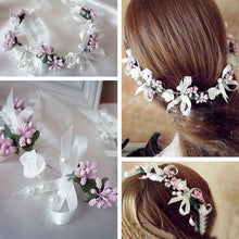 Fashion Wedding Bridesmaid Boho Floral Flower Festival Forehead Headband Hair Garland EF8