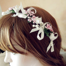 Fashion Wedding Bridesmaid Boho Floral Flower Festival Forehead Headband Hair Garland EF8