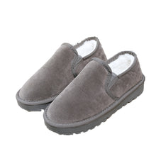Fashion Women Boots Flat Ankle Fur Lined Warm Snow Breathable Shoes Lazy shoes Big Size 35-43 Drop Shipping EF8