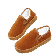 Fashion Women Boots Flat Ankle Fur Lined Warm Snow Breathable Shoes Lazy shoes Big Size 35-43 Drop Shipping EF8