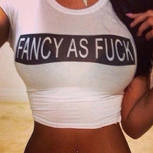 Fashion Women Letter Print Shirts Cotton Short Sleeve T Shirts Tops Slim Bodycon Harajuku Camisetas EF8