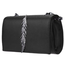 Luxury Women Girls Faux Leather Mini Small Shoulder Bag Leaf Decor Handbag Crossbody Messenger Bags EF8