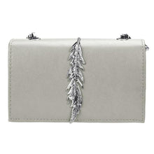 Luxury Women Girls Faux Leather Mini Small Shoulder Bag Leaf Decor Handbag Crossbody Messenger Bags EF8