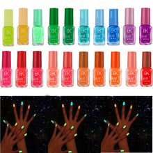 7ml/pc 20 colors Optional series of Fluorescent Neon Luminous Gel Nail Polish for Glow in DarkShip EF8
