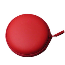 Colourful Portable Mini Round Hard Storage Case Bag for Earphone Headphone SD TF Cards Keys EF8
