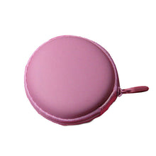 Colourful Portable Mini Round Hard Storage Case Bag for Earphone Headphone SD TF Cards Keys EF8