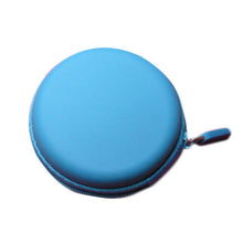 Colourful Portable Mini Round Hard Storage Case Bag for Earphone Headphone SD TF Cards Keys EF8