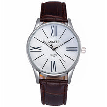 Luxury Fashion Crocodile Faux Leather Mens Analog Watch Wrist Watches relogio masculino EF8