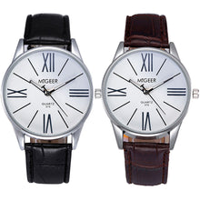 Luxury Fashion Crocodile Faux Leather Mens Analog Watch Wrist Watches relogio masculino EF8