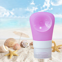 Makeup Refillable Bottles 38ml/60ml/90ml Travel Packing Ssilicone Press Bottles Set Lotion Shampoo Bath Container EF8
