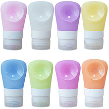 Makeup Refillable Bottles 38ml/60ml/90ml Travel Packing Ssilicone Press Bottles Set Lotion Shampoo Bath Container EF8