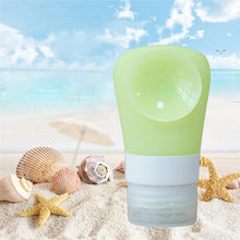 Makeup Refillable Bottles 38ml/60ml/90ml Travel Packing Ssilicone Press Bottles Set Lotion Shampoo Bath Container EF8