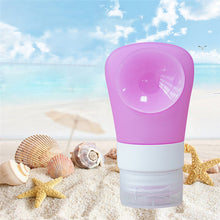 Makeup Refillable Bottles 38ml/60ml/90ml Travel Packing Ssilicone Press Bottles Set Lotion Shampoo Bath Container EF8