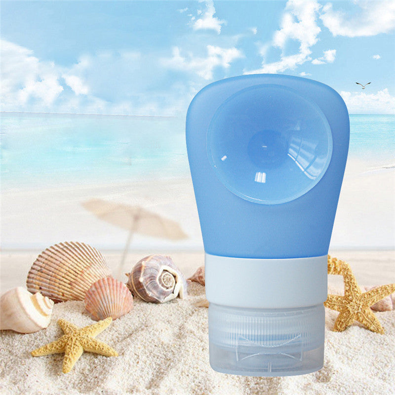 Makeup Refillable Bottles 38ml/60ml/90ml Travel Packing Ssilicone Press Bottles Set Lotion Shampoo Bath Container EF8