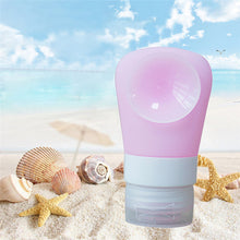 Makeup Refillable Bottles 38ml/60ml/90ml Travel Packing Ssilicone Press Bottles Set Lotion Shampoo Bath Container EF8