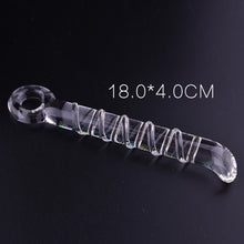 Masturbation anal beads Massage Stick SuppliesG-spot White GlassWomen Adult Sex Toy Products EF8