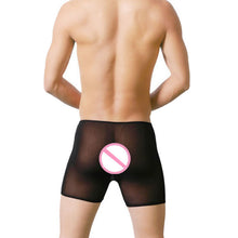 Men's Sexy Underwear Ultra thin Transparent Temptation Boxer Shorts Fast shipping EF8