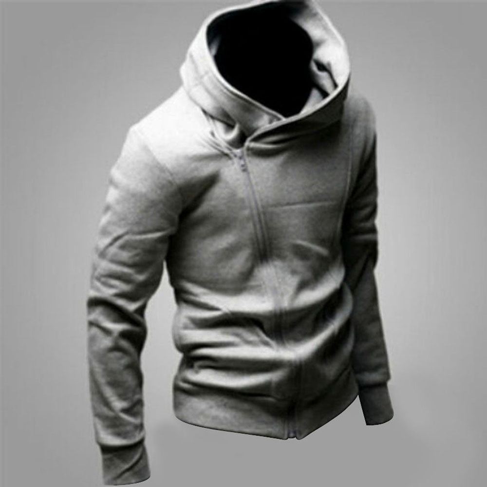 Men's Korean Slim Fit Sweater Hoodie Cardigan Jacket Coat Sweatshirt Fast Shipping EF8