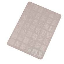 Nail Stamping Printing Plate Manicure Nail Art Decor Image Stainless Steel Stamps Plate for Women Lady Beauty EF8