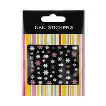 Xmas 3D Nail Art Stickers Decals Decorations Snowflake Bows Snowman Design DIY Decoration Xmas Gift EF8