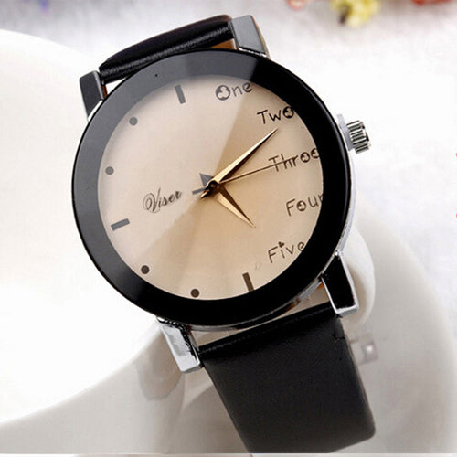 Fashion Neutral Leisure Letters Motion Simulation Of Electronic Quartz Watch EF8