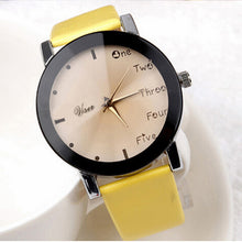 Fashion Neutral Leisure Letters Motion Simulation Of Electronic Quartz Watch EF8