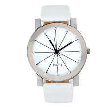 Fashion Luxury Men Quartz Dial Clock PU Leather Wrist Watch EF8
