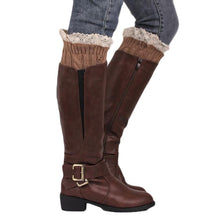 Knitting Socks Leg Warmers Boot Keep Warm Lace Short Socks EF8