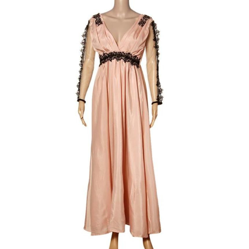 Coming Women Sexy Lace Long Formal Bridesmaid Prom Gown Dress EF8