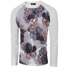 Compression Shirt Men Casual Shirts Long Sleeve Loose Printing Tops T-shirt Tees Shirts EF8