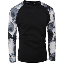 Compression Shirt Men Casual Shirts Long Sleeve Loose Printing Tops T-shirt Tees Shirts EF8