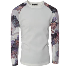 Compression Shirt Men Casual Shirts Long Sleeve Loose Printing Tops T-shirt Tees Shirts EF8