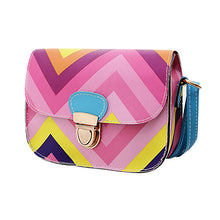 Design Rainbow Chain Of Small Square Package women bag messenger bags Flap bolsos spanish Lucky 3 Colors EF8