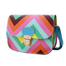 Design Rainbow Chain Of Small Square Package women bag messenger bags Flap bolsos spanish Lucky 3 Colors EF8