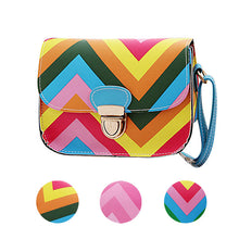 Design Rainbow Chain Of Small Square Package women bag messenger bags Flap bolsos spanish Lucky 3 Colors EF8