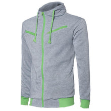 Details Men's Stylish Slim Fit Warm Hooded Sweatshirt Zipper Coat Jacket Outwear EF8