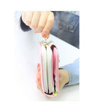Fashion Birds Clutch Wallet Leather Case Long Zip Button Card Purse Handbag Wallet Credit Card Holder Bag EF8