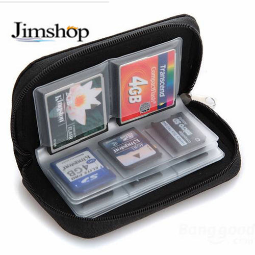 Memory Card Storage Wallet Case Bag Holder SD Micro Mini 22 Slots Camera Phone EF8
